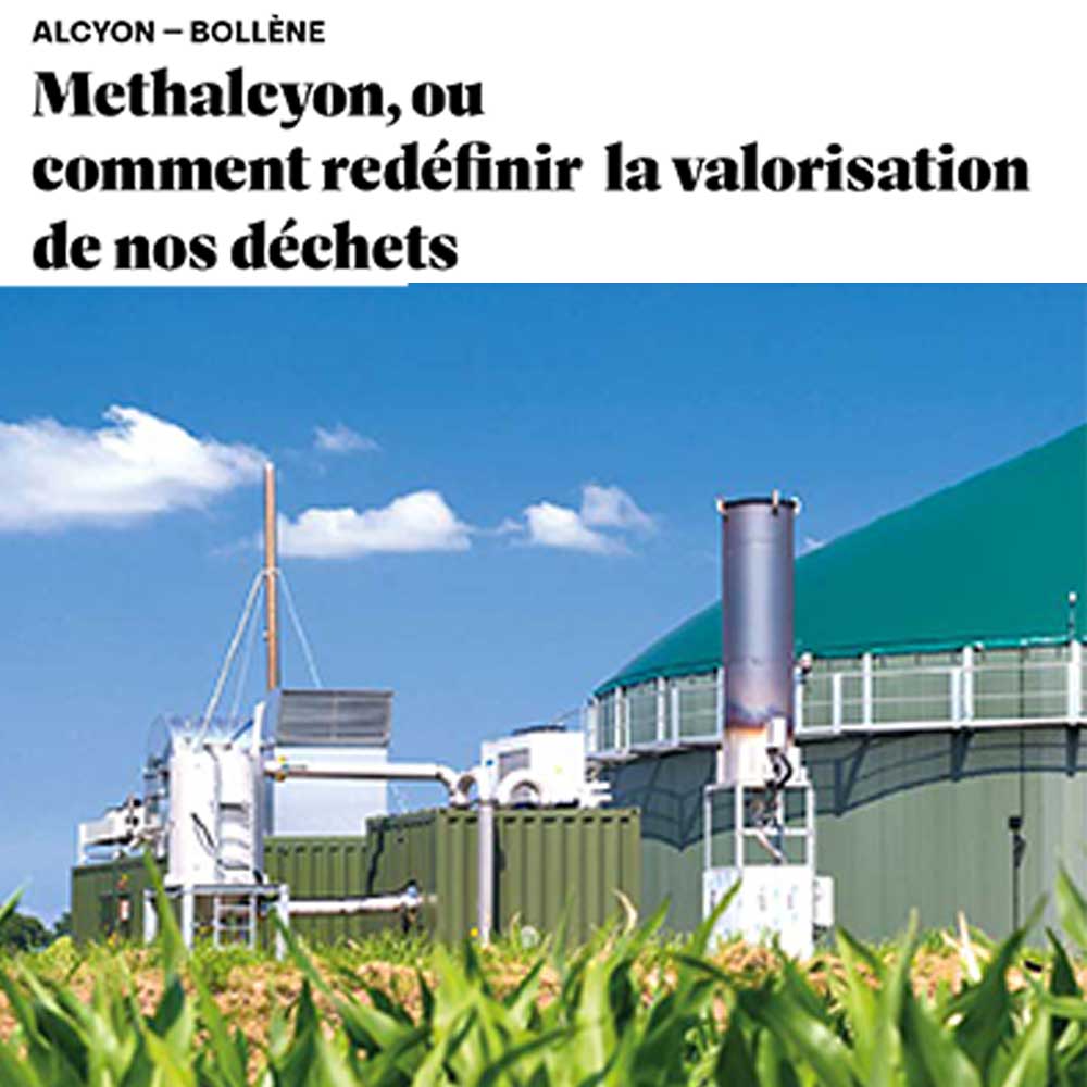 CCI Vaucluse - Méthalcyon ou comment redéfinir la valorisation de nos déchets